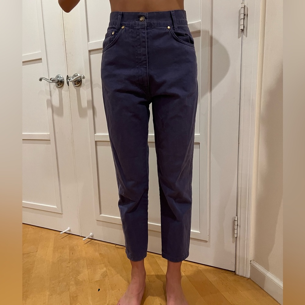 Versace Sport Purple High Waisted Jeans 26